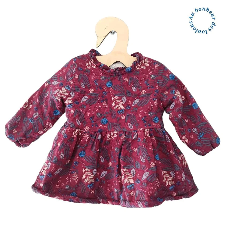 12 mois robe hivers doublee